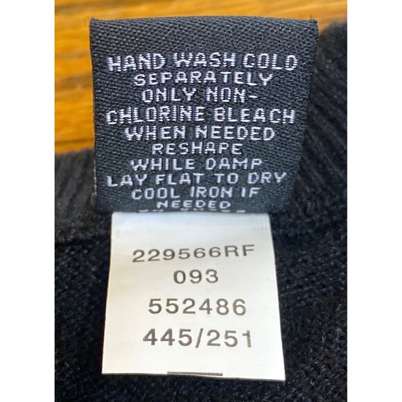 Moda International Black Silk & Cashmere Sweater L - Picture 5 of 6